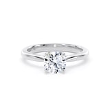 Goldsmiths Platinum 1.00cttw Brilliant Cut Lab Grown Diamond Solitaire Engagement Ring