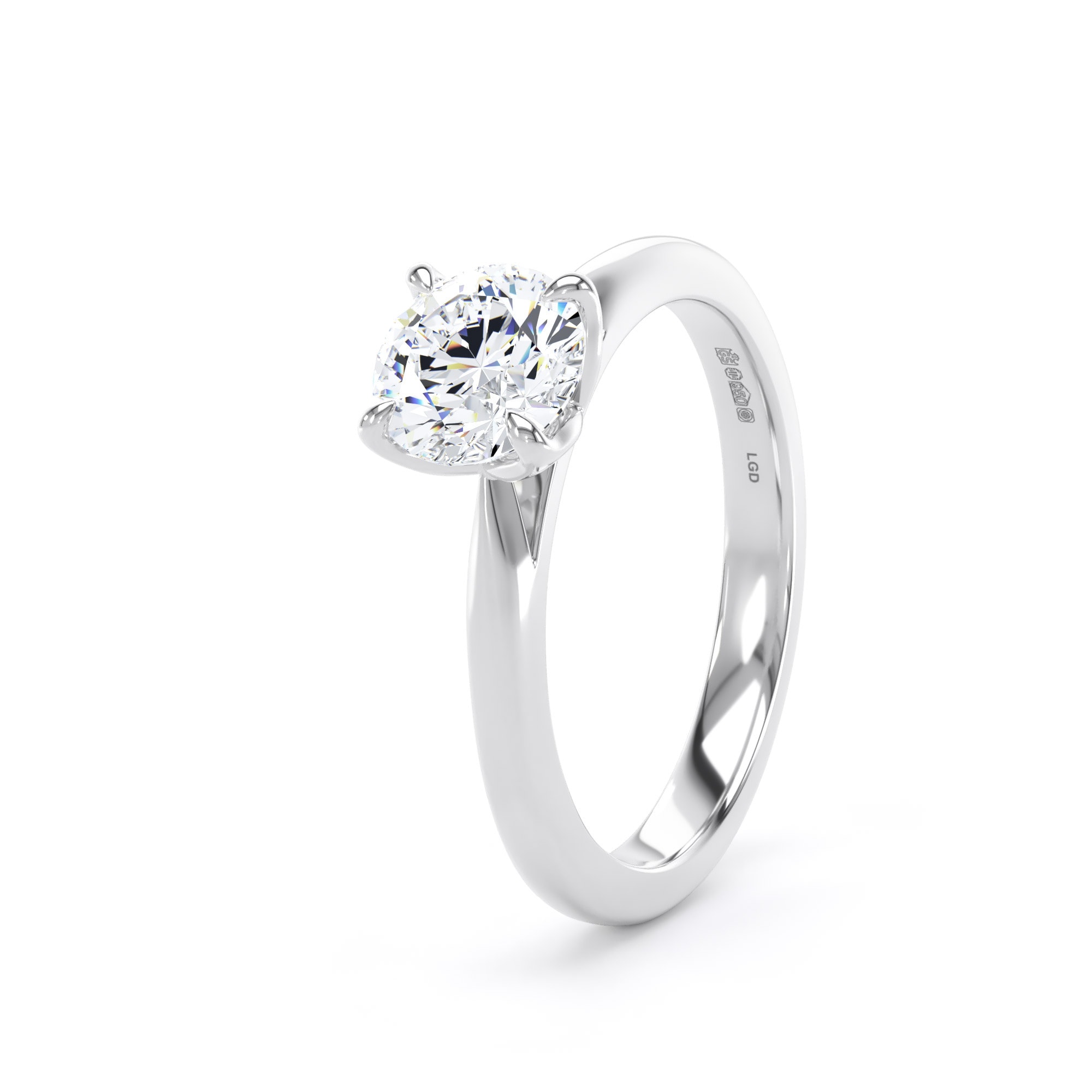 Goldsmiths Platinum 1.00cttw Brilliant Cut Lab Grown Diamond Solitaire Engagement Ring Goldsmiths Platinum 1.00cttw Brilliant Cut Lab Grown Diamond Solitaire Engagement Ring