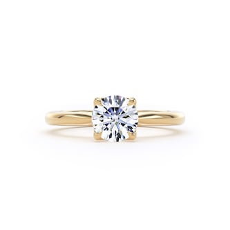 Goldsmiths 18ct Yellow Gold 1.00cttw Brilliant Cut Lab Grown Diamond Solitaire Engagement Ring