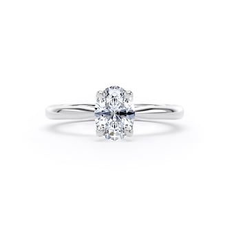 Goldsmiths Platinum 1.00cttw Oval Cut Lab Grown Diamond Solitaire Engagement Ring Goldsmiths Platinum 1.00cttw Oval Cut Lab Grown Diamond Solitaire Engagement Ring