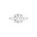 Mayors Platinum 2.50cttw Lab Grown Diamond Round Cut Solitaire Engagement Ring - Ring Size 4
