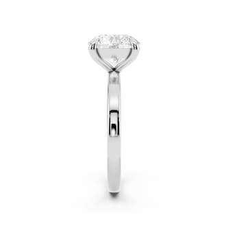 Mayors Platinum 2.50cttw Lab Grown Diamond Round Cut Solitaire Engagement Ring
