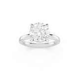 Mayors Platinum 2.00cttw Lab Grown Diamond Round Cut Solitaire Engagement Ring