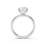 Mayors Platinum 2.00cttw Lab Grown Diamond Round Cut Solitaire Engagement Ring