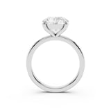 Mayors Platinum 3.00cttw Lab Grown Diamond Round Cut Solitaire Engagement Ring
