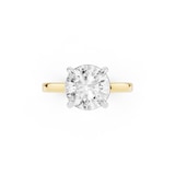 Mayors 18K Yellow Gold 2.50cttw Lab Grown Diamond Round Cut Solitaire Engagement Ring