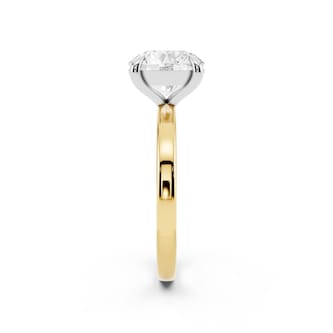 Mayors 18K Yellow Gold 2.50cttw Lab Grown Diamond Round Cut Solitaire Engagement Ring