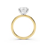 Mayors 18K Yellow Gold 2.50cttw Lab Grown Diamond Round Cut Solitaire Engagement Ring
