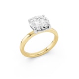 Mayors 18K Yellow Gold 2.50cttw Lab Grown Diamond Round Cut Solitaire Engagement Ring