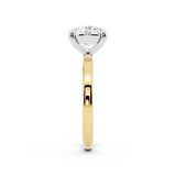 Mayors 18K Yellow Gold 2.00cttw Lab Grown Diamond Round Cut Solitaire Engagement Ring - Ring Size 7