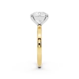 Mayors 18K Yellow Gold 3.00cttw Lab Grown Diamond Round Cut Solitaire Engagement Ring