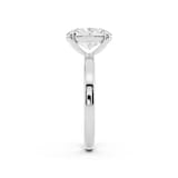 Mayors Platinum 2.00cttw Lab Grown Diamond Oval Cut Solitaire Engagement Ring
