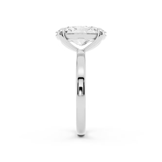 Mayors Platinum 4.00cttw Lab Grown Diamond Oval Cut Solitaire Engagement Ring