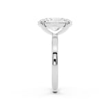 Mayors Platinum 4.00cttw Lab Grown Diamond Oval Cut Solitaire Engagement Ring