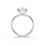 Mayors Platinum 4.00cttw Lab Grown Diamond Oval Cut Solitaire Engagement Ring