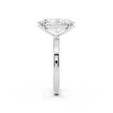 Mayors Platinum 5.00cttw Lab Grown Diamond Oval Cut Solitaire Engagement Ring
