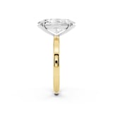 Mayors 18K Yellow Gold 5.00cttw Lab Grown Diamond Oval Cut Solitaire Engagement Ring