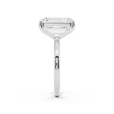 Mayors Platinum 5.00cttw Lab Grown Diamond Emerald Cut Solitaire Engagement Ring