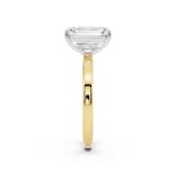 Mayors 18K Yellow Gold 3.00cttw Lab Grown Diamond Emerald Cut Solitaire Engagement Ring