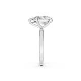 Mayors Platinum 3.00cttw Lab Grown Diamond Pear Cut Solitaire Engagement Ring
