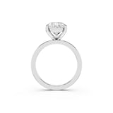 Mayors Platinum 3.00cttw Lab Grown Diamond Pear Cut Solitaire Engagement Ring