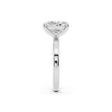 Mayors Platinum 3.00cttw Lab Grown Diamond Cushion Cut Solitaire Engagement Ring