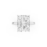 Mayors Platinum 5.00cttw Lab Grown Diamond Radiant Cut Solitaire Engagement Ring