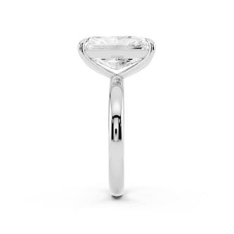 Mayors Platinum 5.00cttw Lab Grown Diamond Radiant Cut Solitaire Engagement Ring