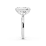Mayors Platinum 5.00cttw Lab Grown Diamond Radiant Cut Solitaire Engagement Ring