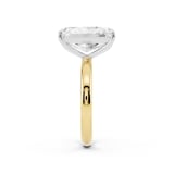 Mayors 18K Yellow Gold 5.00cttw Lab Grown Diamond Radiant Cut Solitaire Engagement Ring