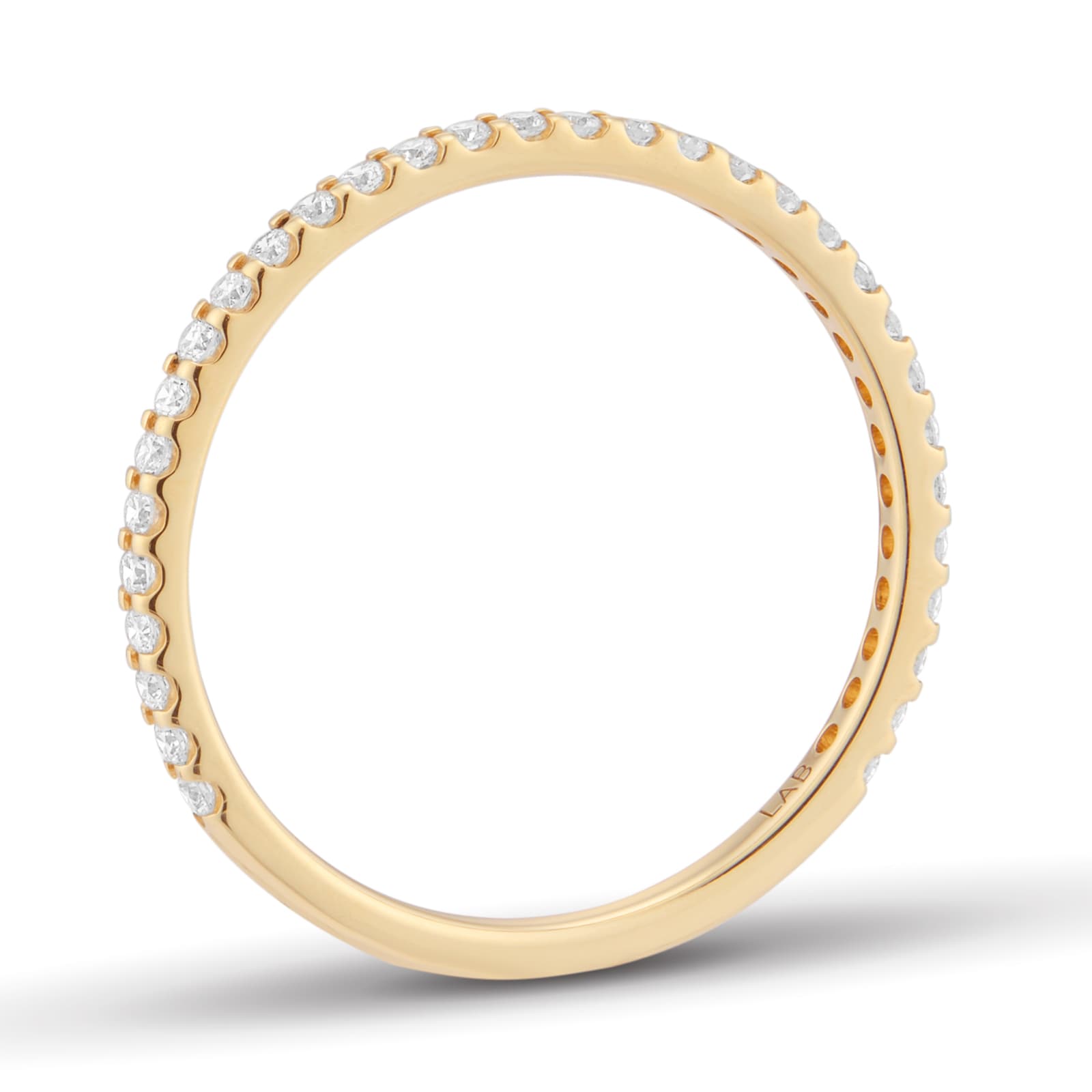 Goldsmiths 18ct Yellow Gold 0.25cttw Brilliant Cut Lab Grown Diamond 1.5mm Band Goldsmiths 18ct Yellow Gold 0.25cttw Brilliant Cut Lab Grown Diamond 1.5mm Band