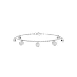 18K White Gold 1.75cttw Round Brilliant Lab Grown Diamond Bracelet