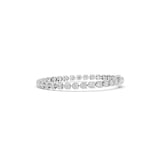 Mayors 18K White Gold 7.00cttw Lab Grown Diamond Round Brilliant Cut Tennis Bracelet