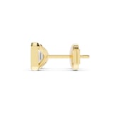 Mayors 18K Yellow Gold 1.50cttw Lab Grown Diamond Emerald Cut Bezel Set Stud Earrings