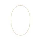 Mayors 18K Yellow Gold 10.00cttw Lab Grown Diamond Round Brilliant Cut Tennis Necklace