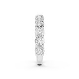 Mayors Platinum 2.00cttw Lab Grown Diamond Round Brilliant Cut Eternity Ring
