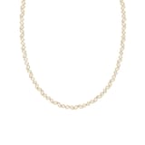 Mayors 18K Yellow Gold 10.00cttw Lab Grown Diamond Bezel Set Tennis Necklace