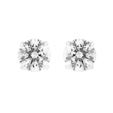 Mappin & Webb 18ct White Gold 1.50cttw Round Brilliant Cut Lab Grown Diamond Stud Earrings