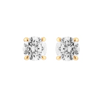 Mappin & Webb 18ct Yellow Gold 1.50cttw Round Brilliant Cut Lab Grown Diamond Stud Earrings