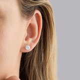 Mappin & Webb 18ct White Gold 2.00cttw Round Brilliant Cut Lab Grown Diamond Stud Earrings