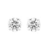 Mappin & Webb 18ct White Gold 3.00cttw Round Brilliant Cut Lab Grown Diamond Stud Earrings
