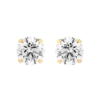 18ct Yellow Gold 3.00cttw Round Brilliant Cut Lab Grown Diamond Stud Earrings