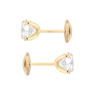 Mappin & Webb 18ct Yellow Gold 3.00cttw Round Brilliant Cut Lab Grown Diamond Stud Earrings Mappin & Webb 18ct Yellow Gold 3.00cttw Round Brilliant Cut Lab Grown Diamond Stud Earrings