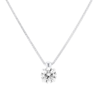 Mappin & Webb 18ct White Gold 1.50cttw Round Brilliant Cut Lab Grown Diamond Pendant Mappin & Webb 18ct White Gold 1.50cttw Round Brilliant Cut Lab Grown Diamond Pendant