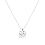 Mappin & Webb 18ct White Gold 3.00cttw Round Brilliant Cut Lab Grown Diamond Pendant