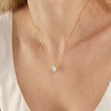 Mappin & Webb 18ct Yellow Gold 3.00cttw Round Brilliant Cut Lab Grown Diamond Pendant