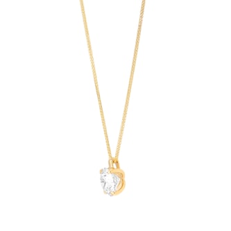 Mappin & Webb 18ct Yellow Gold 3.00cttw Round Brilliant Cut Lab Grown Diamond Pendant Mappin & Webb 18ct Yellow Gold 3.00cttw Round Brilliant Cut Lab Grown Diamond Pendant