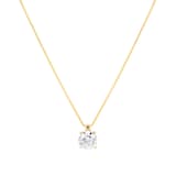 Mappin & Webb 18ct Yellow Gold 3.00cttw Round Brilliant Cut Lab Grown Diamond Pendant