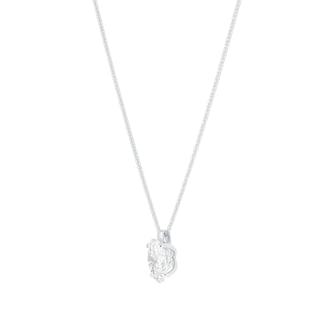 Mappin & Webb 18ct White Gold 3.00cttw Oval Cut Lab Grown Diamond Pendant Mappin & Webb 18ct White Gold 3.00cttw Oval Cut Lab Grown Diamond Pendant