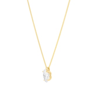 Mappin & Webb 18ct Yellow Gold 3.00cttw Oval Cut Lab Grown Diamond Pendant Mappin & Webb 18ct Yellow Gold 3.00cttw Oval Cut Lab Grown Diamond Pendant